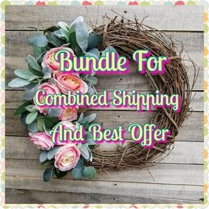 Bundle for Combined Shipping and Best Offer